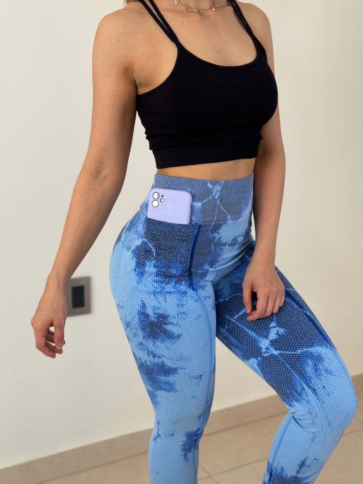 Leggin Jaspe con Bolsas