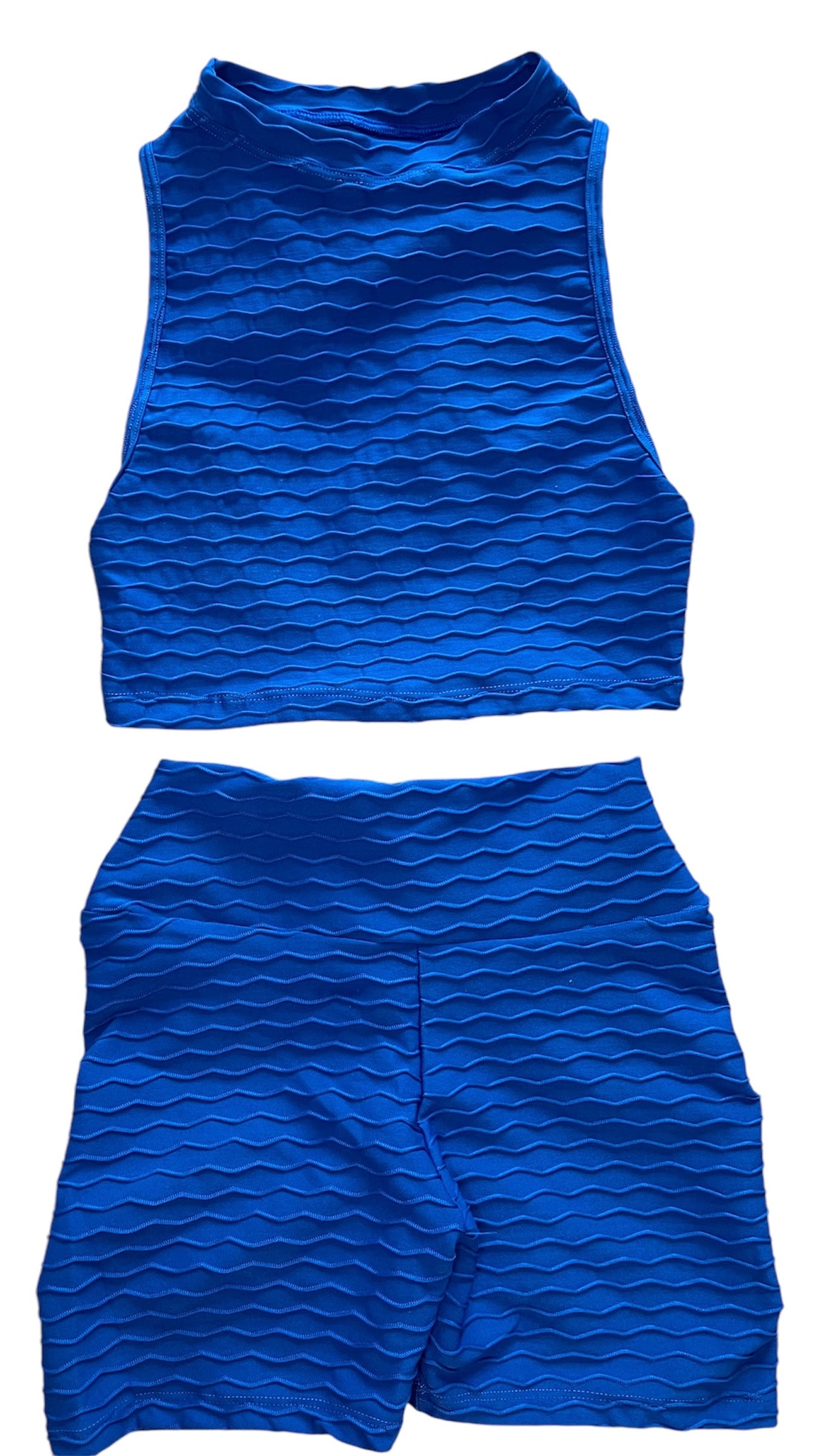 Conjunto Short Textura push up + Top