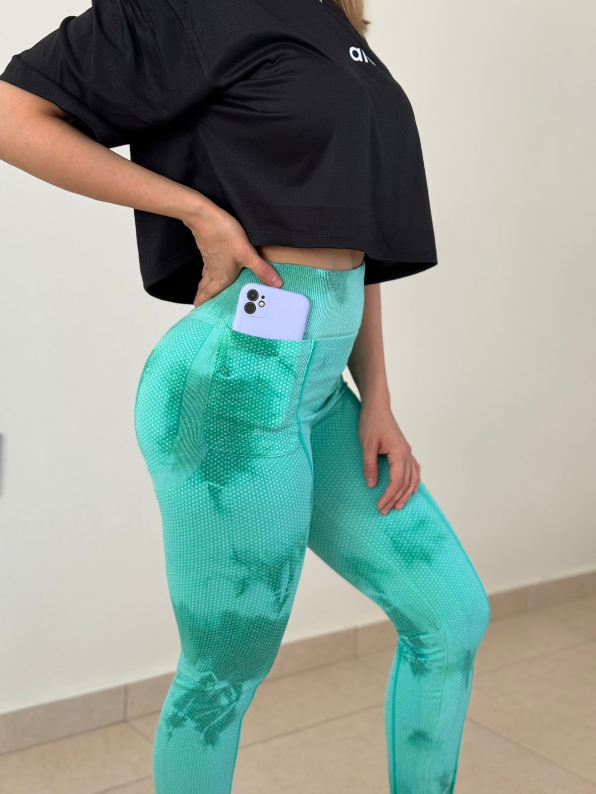 Leggin Jaspe con Bolsas