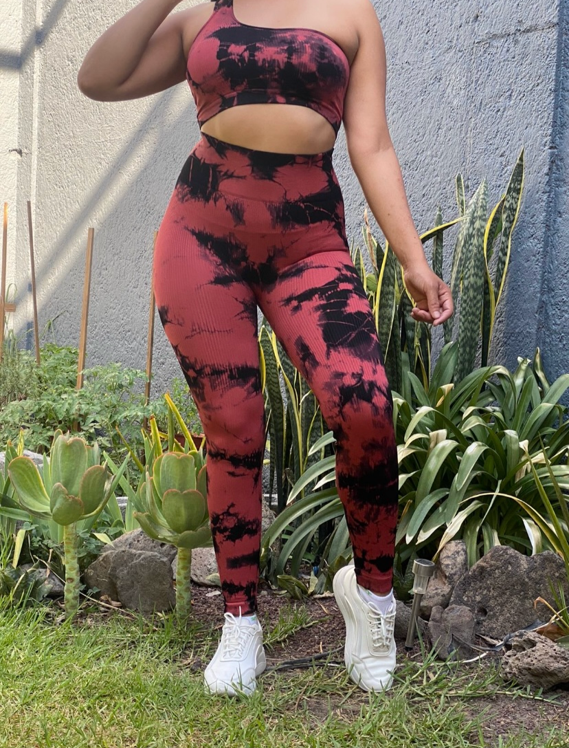 Conjunto Leggin Hombro mármol
