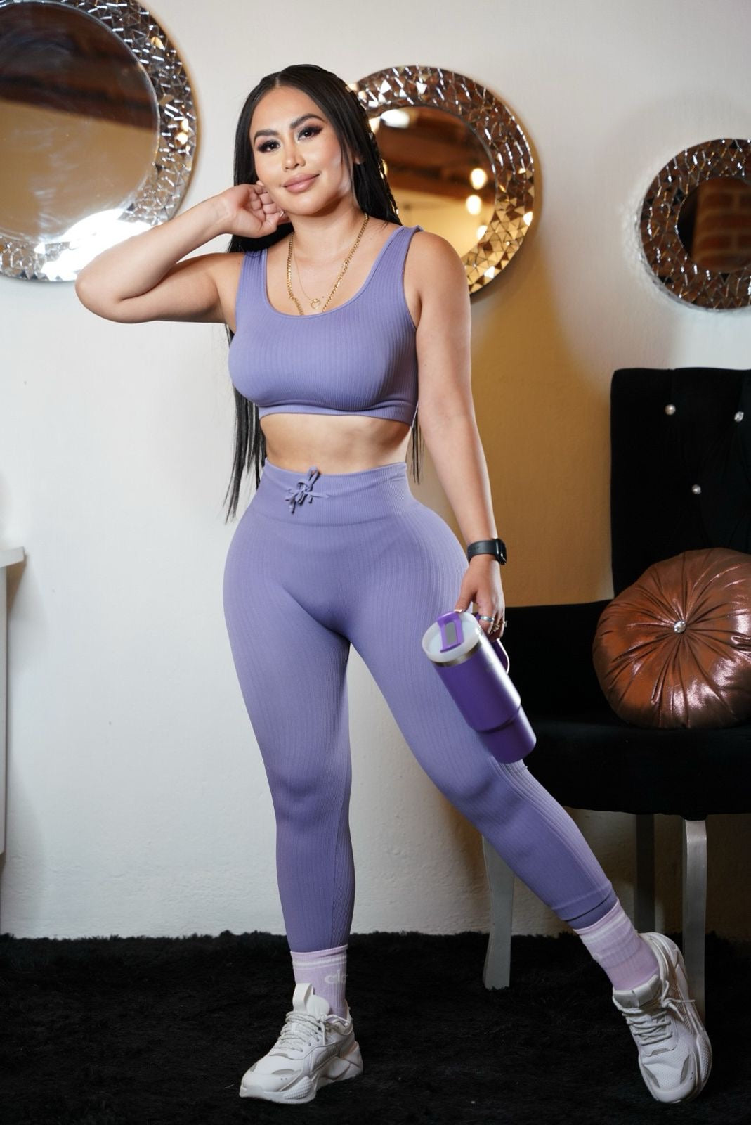 Conjunto Leggin jareta y top