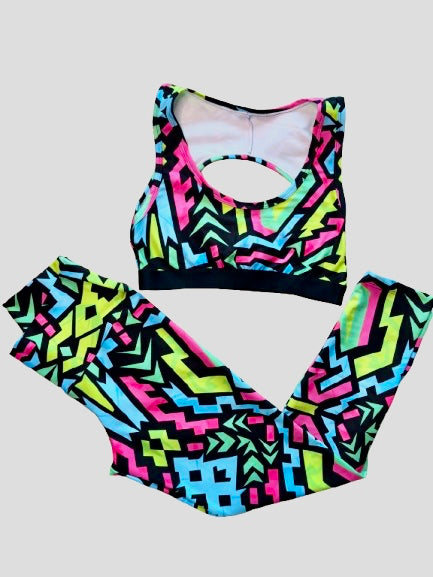 Conjunto Leggin Estampado + Top Arco