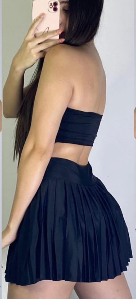 Falda Short Tablones