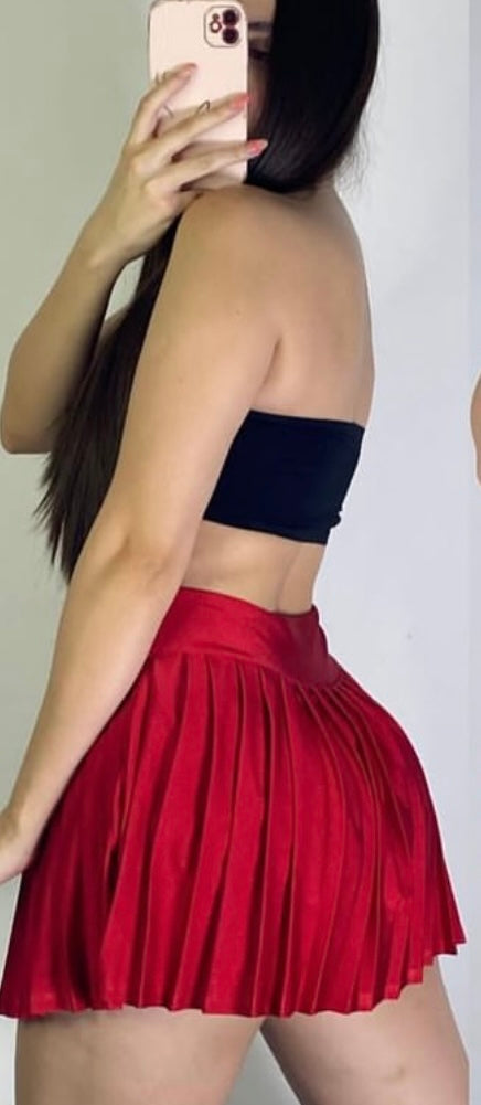 Falda Short Tablones