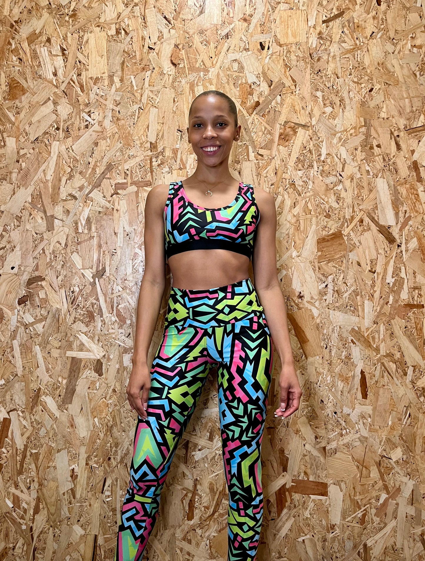 Conjunto Leggin Estampado + Top Arco
