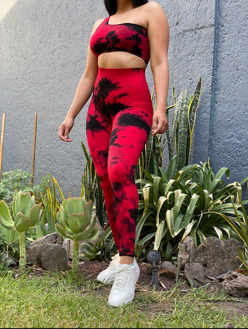 Conjunto Leggin Hombro mármol