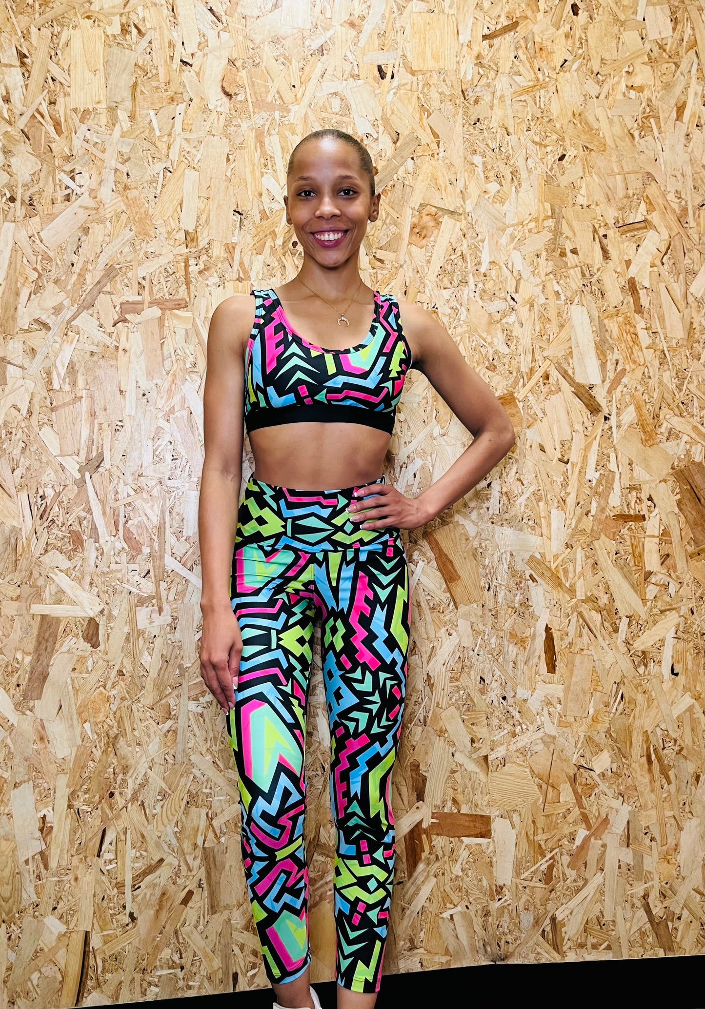 Conjunto Leggin Estampado + Top Arco