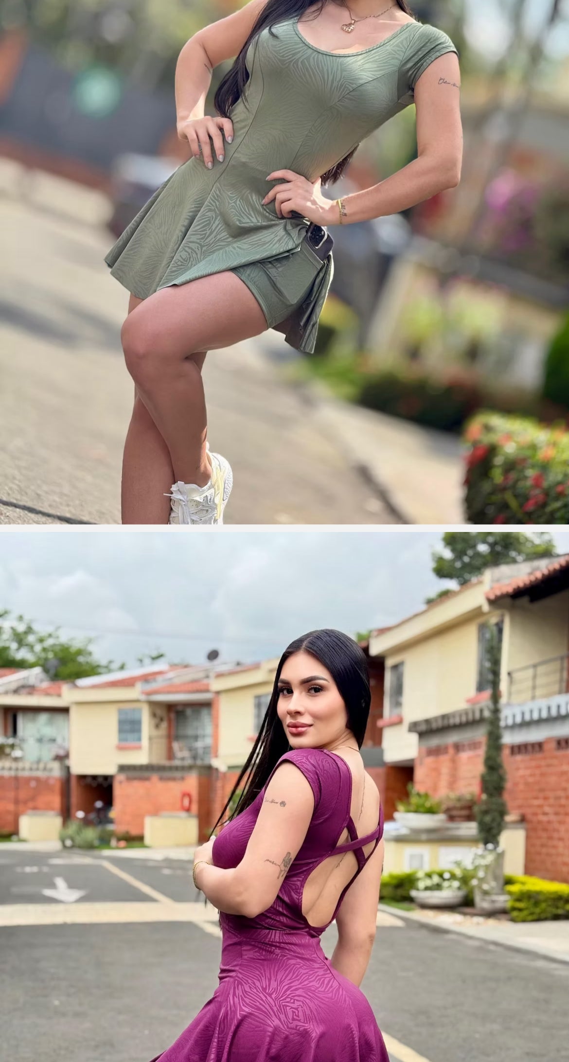 Vestido y Short Zebra manga