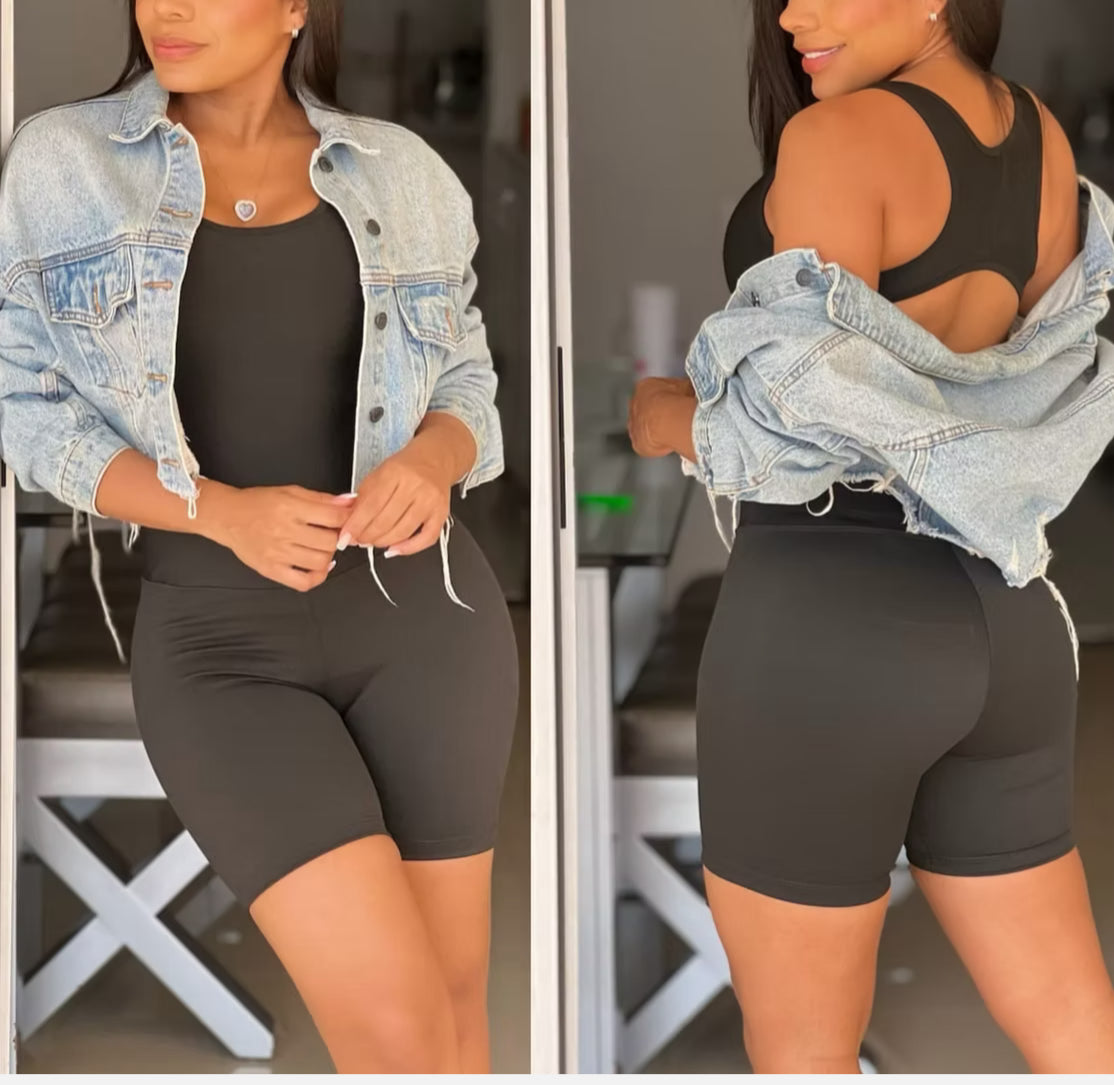 Jumpsuit Corto Corte Normal