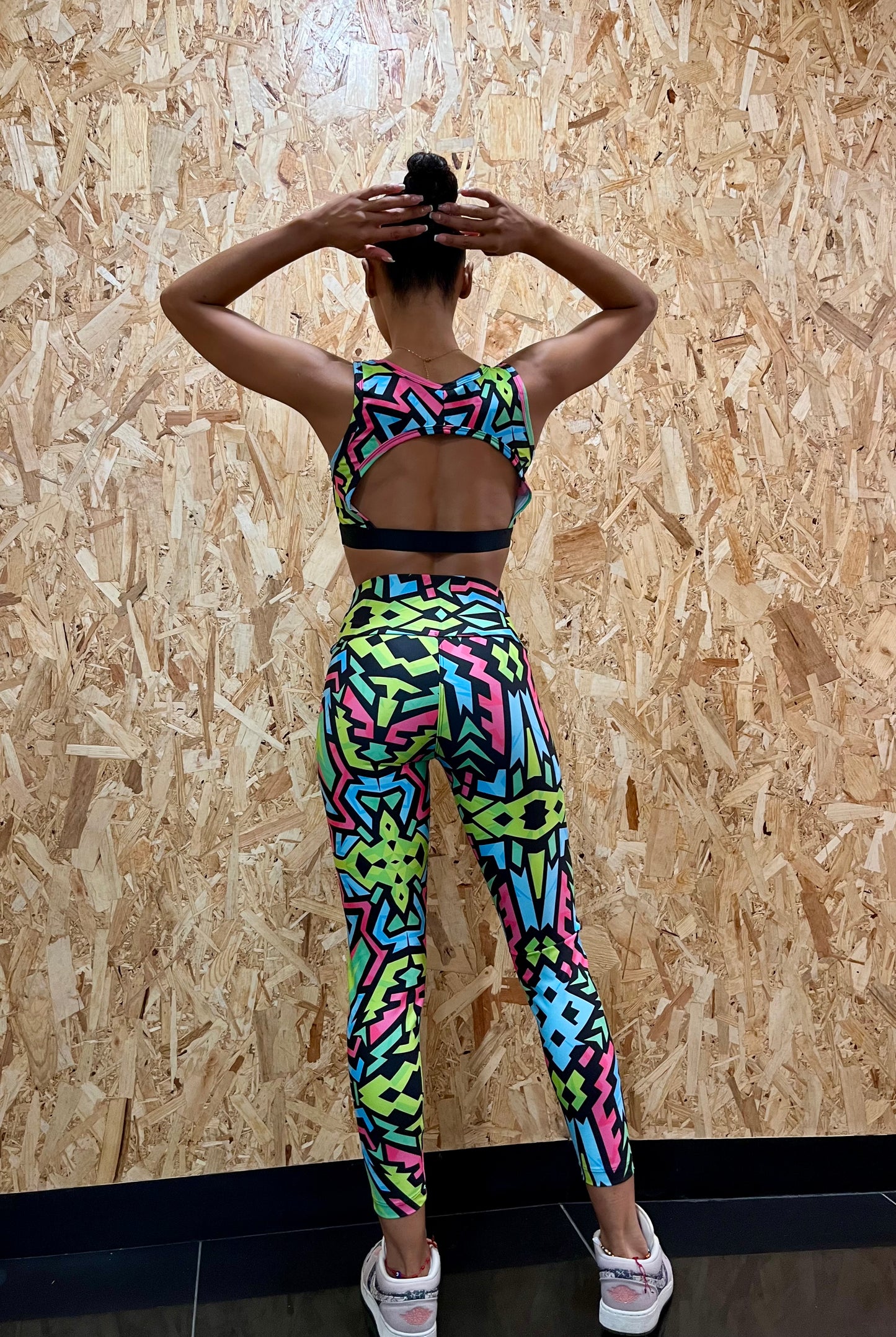 Conjunto Leggin Estampado + Top Arco