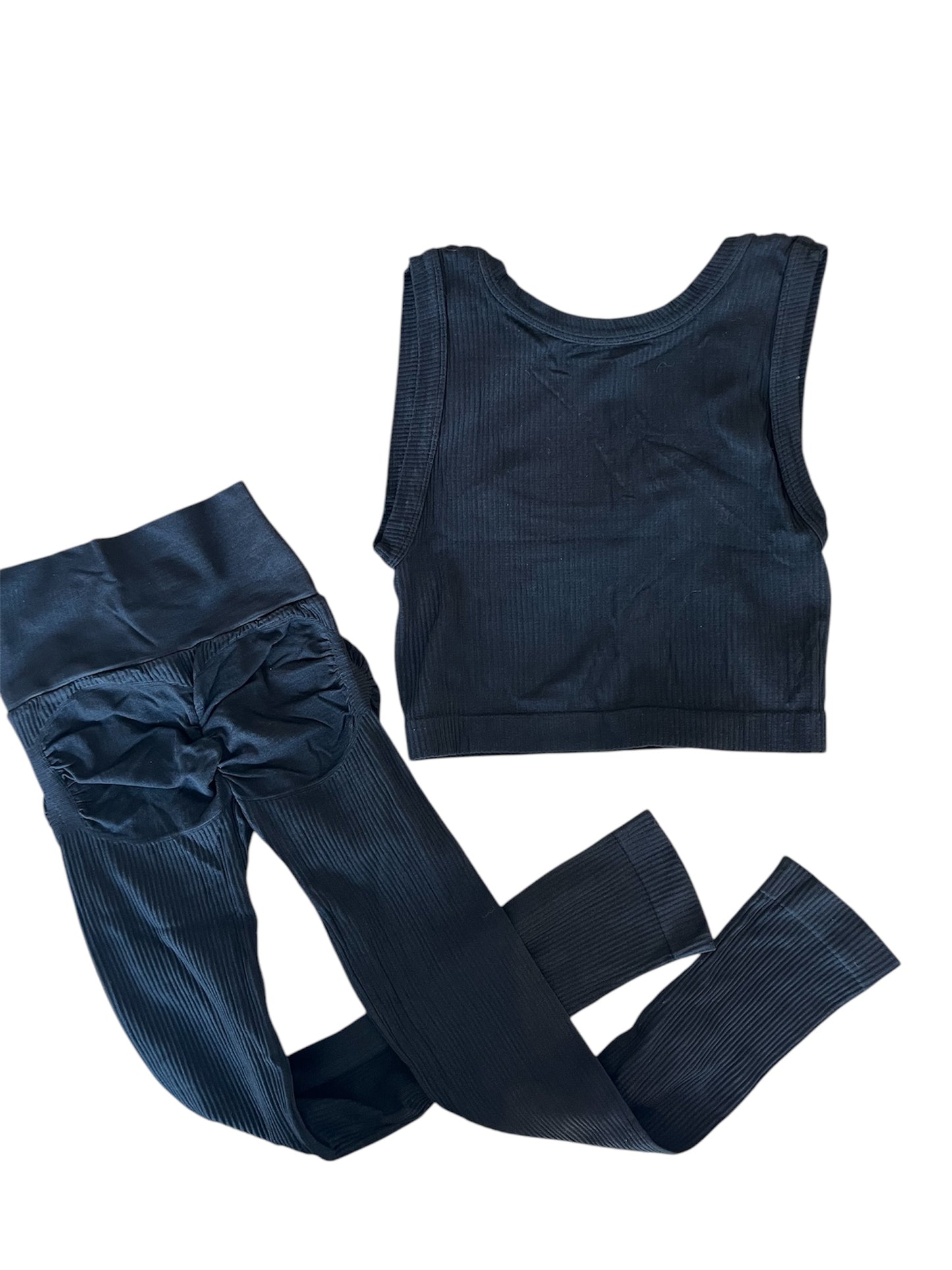 Conjunto Leggin V y Top Redondo