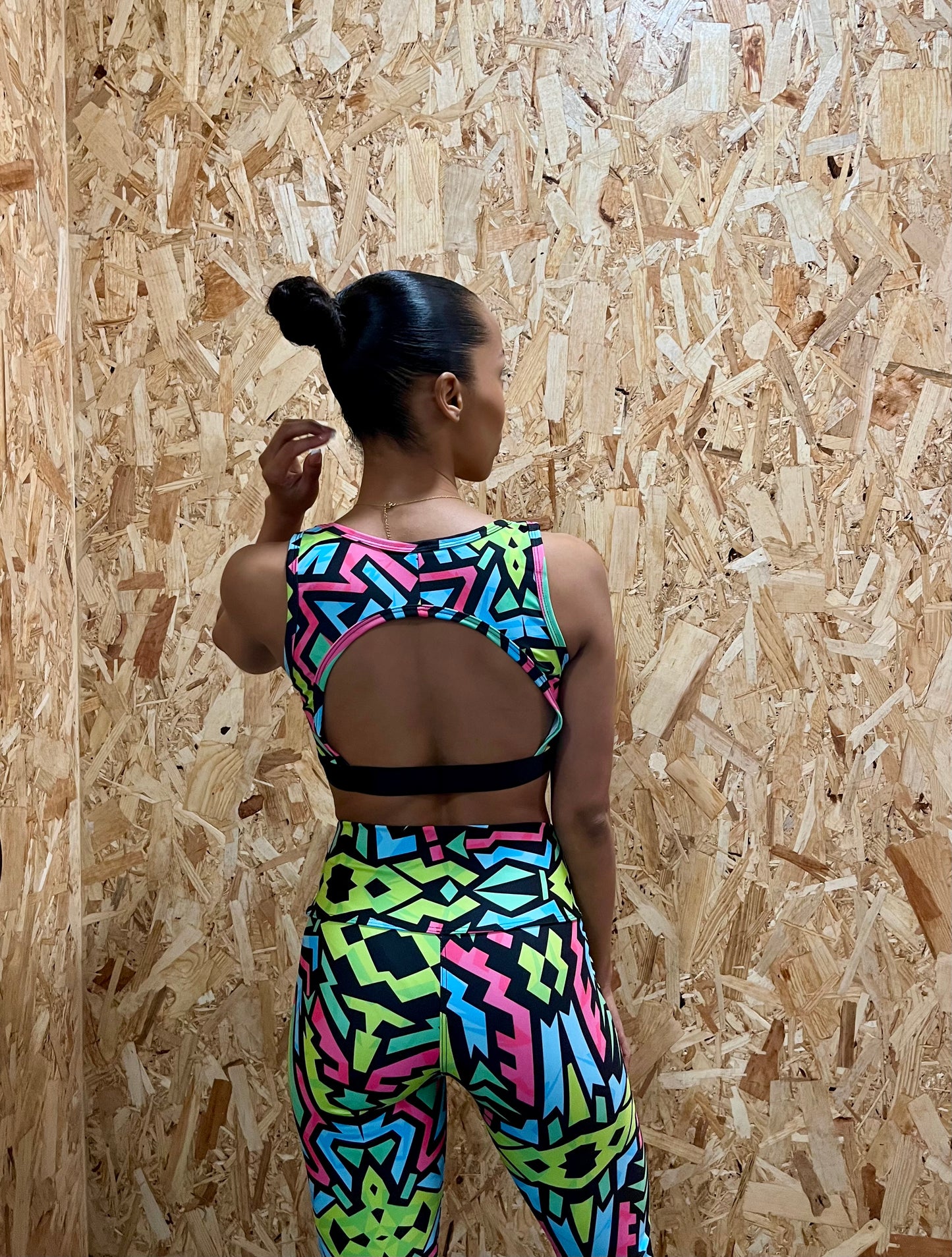 Conjunto Leggin Estampado + Top Arco
