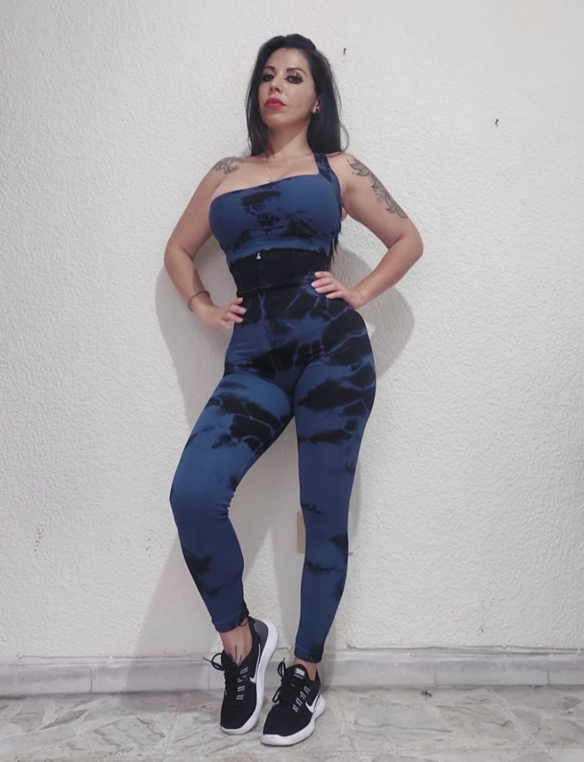 Conjunto Leggin Hombro mármol