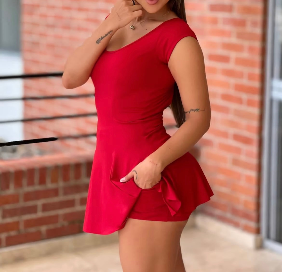 Vestido Mariposa y Short