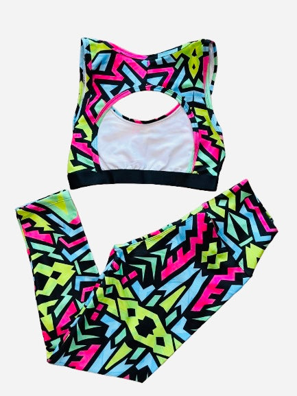 Conjunto Leggin Estampado + Top Arco