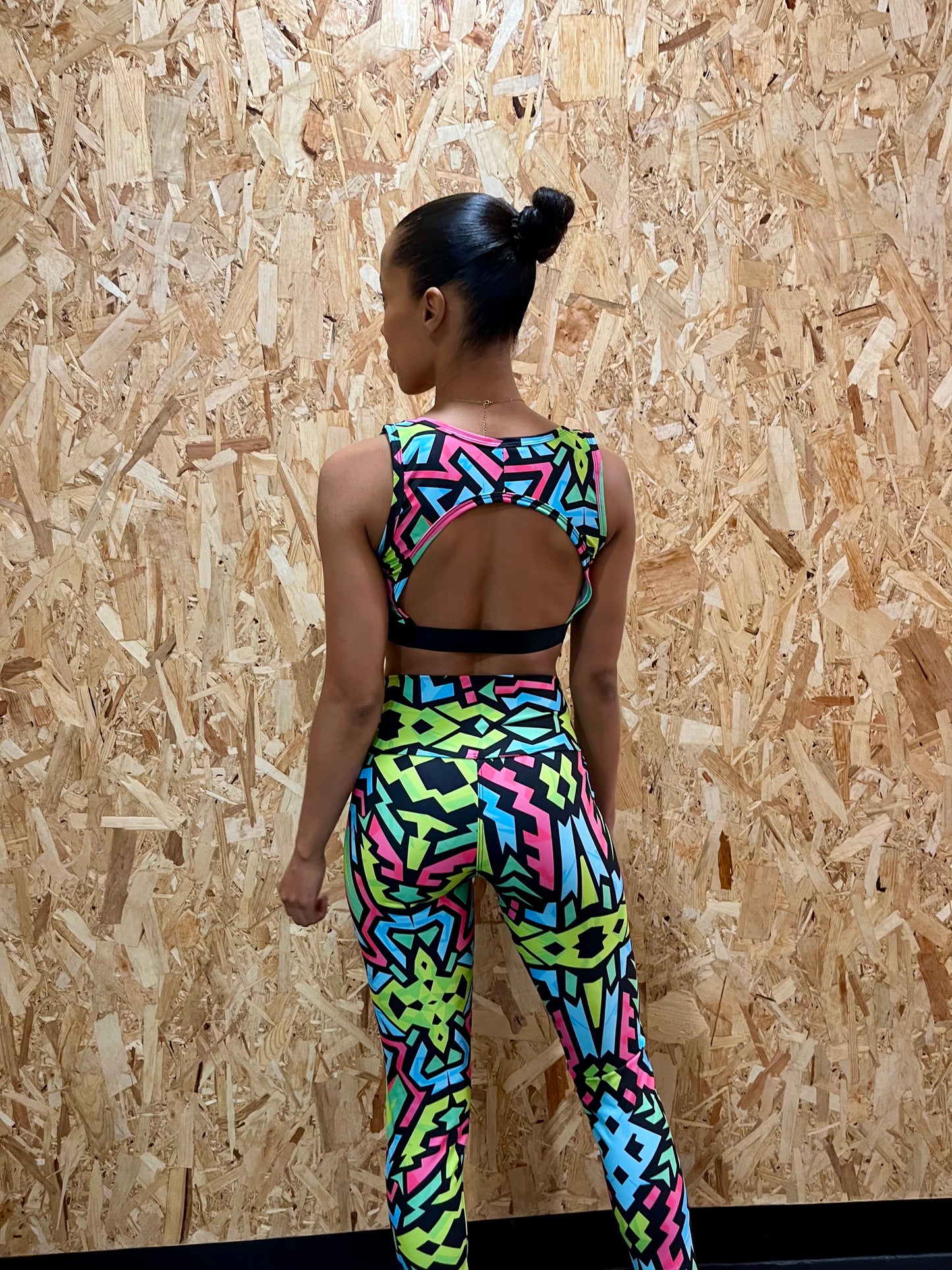 Conjunto Leggin Estampado + Top Arco