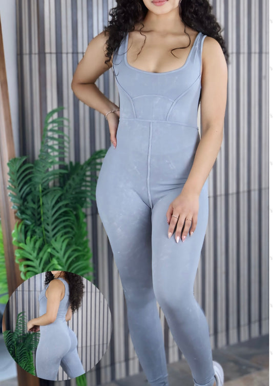 Jumpsuit Largo Gris