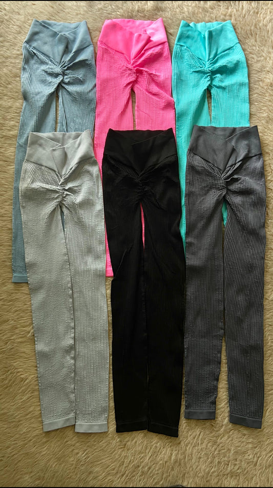 Leggin Malla Licra Acanalada push up